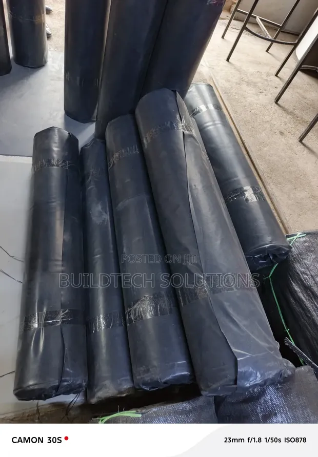 Heavy Duty Black Polythene Sheet Roll / DPM - 1