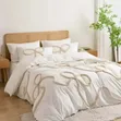 Luxurious Bowknot Tufted Duvet Cover Set - 2