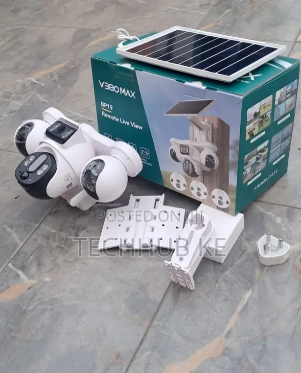 8MP Outdoor Sim Card Solar Powered Camera with Solar Panel - 1