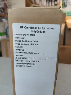 New HP OmniBook 5 Flip Laptop 16GB RAM, 512GB SSD