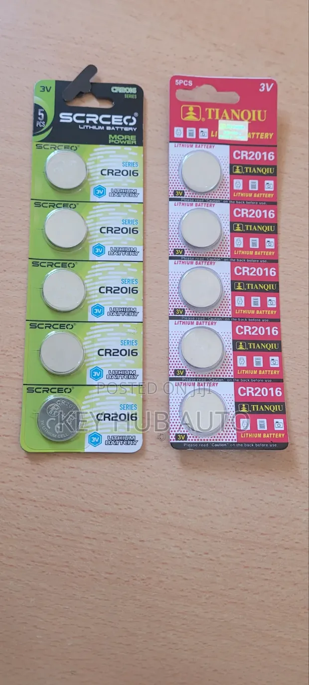 Car Key Batteries for Key Fob Remotes - 1