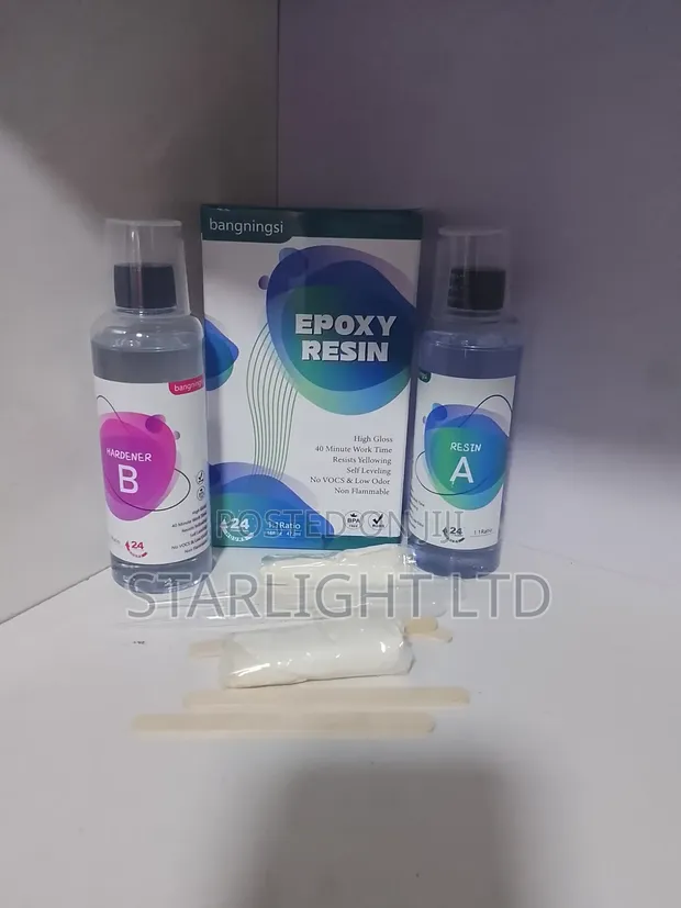 Bangningsi 24-Hour Curing Clear Epoxy Resin - 40 Min Work Time - 1