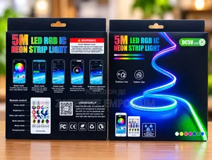 5M RGB LED Neon Strip Light