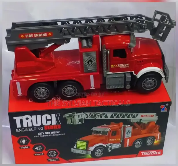 Fire Truck Engineering Series - Battery Operated - 1
