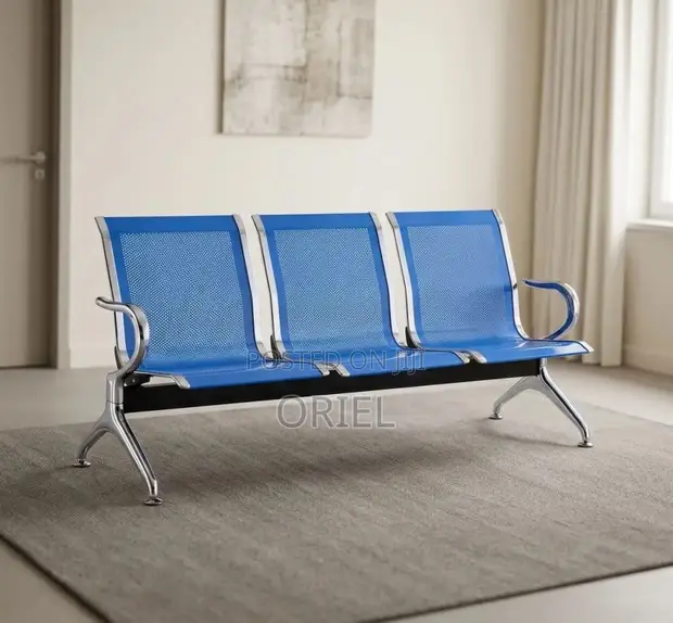 3-Link Blue Steel Bench - 1