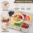 9-in-1 Compartment Food/Spice Storage Box - 4