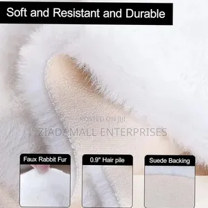 Modern Nordic Rabbit Fur Style Carpet