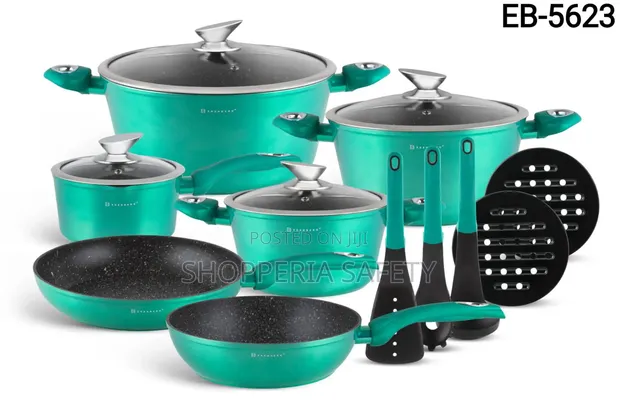 Seti ya Vifaa vya Kupikia Edenberg 15pcs - 1