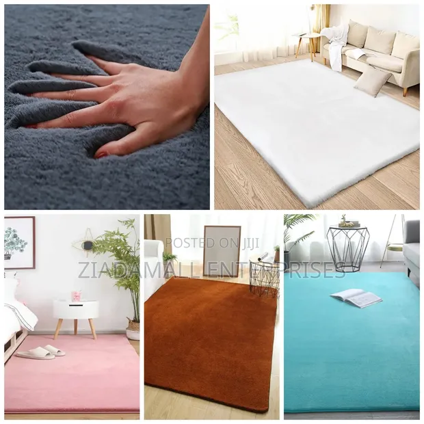 Luxury Nordic Style Rabbit Fur Carpet - 1