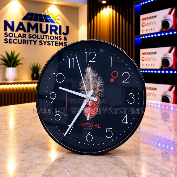 Wall Clock Spy Camera Crystal - 1