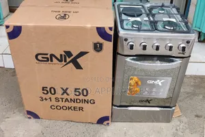 GNIX 50x50 Standing Cooker 3+1 Burners