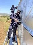 Mnara wa Tangi la Maji la Chuma la Kazi Nzito - 9m, 50,000L - 2