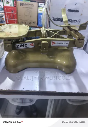 Kiwango cha Kupima cha Zinc Analogue 15kg