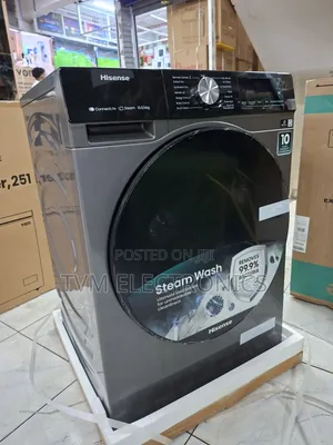 Hisense 10.5/6kg Mashine ya Kufulia ya Mbele Inayojifungua Kiotomatiki