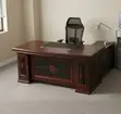 1600mm Mahogany Finish Office Desk - 2