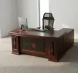 1600mm Mahogany Finish Office Desk - 5