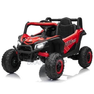 Kids' 12V Electric Off-Road UTV Buggy - Red