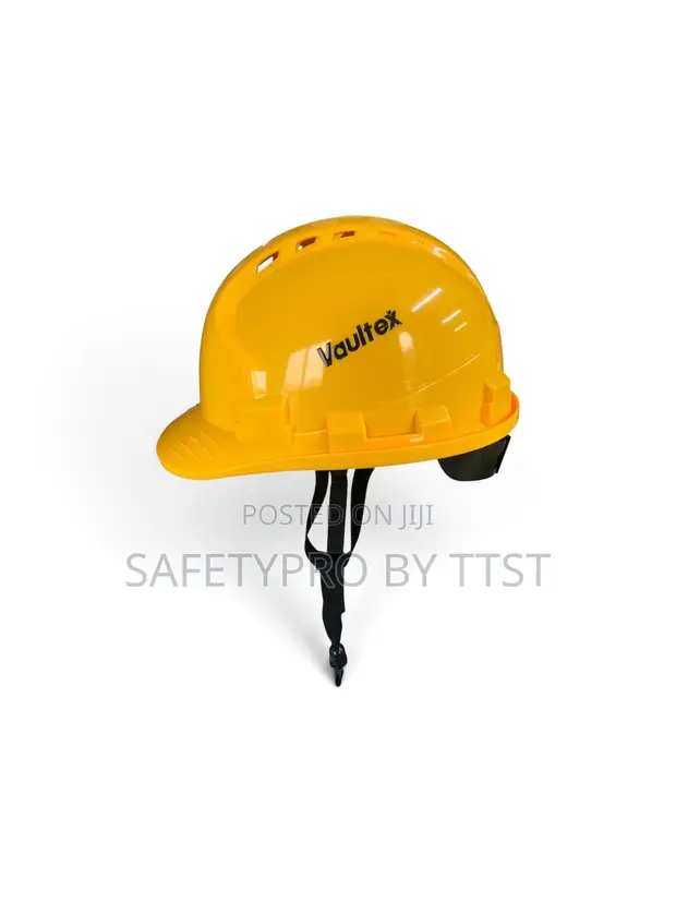 Vaultex Yellow Heavy Duty Safety Helmet - 1