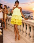 Women's Classic Mini Dress - Multi-Color - 3
