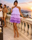 Women's Classic Mini Dress - Multi-Color - 4