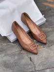 Viatu vya Doll vya Zara - Ngozi Bora za Flats - 5