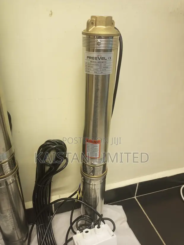 Freevel 1HP Electric Deepwell Submersible Pump - 84m Max Head - 1
