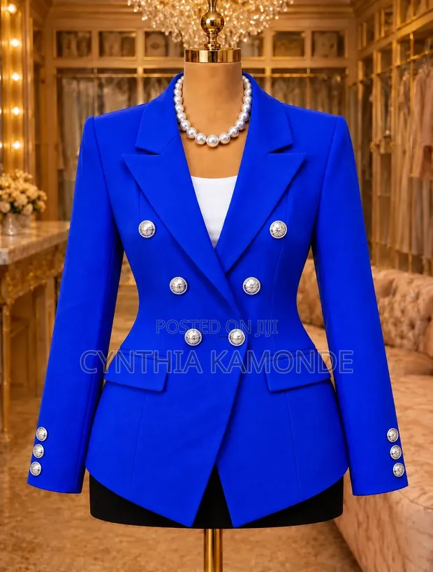 Women's Double Breasted Blazers - 1