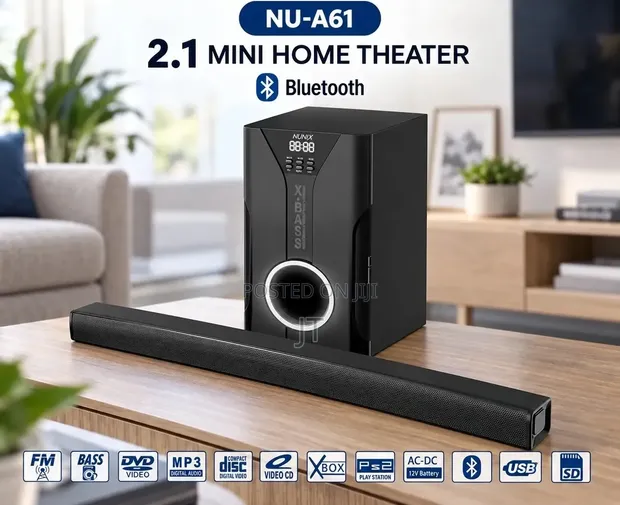 Nunix NU-A61 2.1 Mini Home Theater System - 1