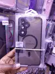 Kifaa cha MagSafe cha Translucent kwa Samsung Galaxy S24 FE - Nyeusi - 2