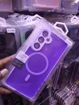 Matte MagSafe Case for Samsung Galaxy S24 FE - Purple - 1