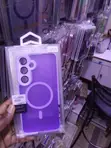 Matte MagSafe Purple Case with Lens Protector for Samsung Galaxy S24+ - 2