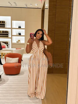 Sleeveless Jumpsuit ya Wanawake