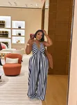 Sleeveless Jumpsuit ya Wanawake - 2