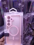 Kifaa cha MagSafe cha Pinki cha Kioo kwa Samsung Galaxy S24+ - 1