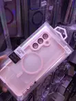 Kifaa cha MagSafe cha Pinki cha Kioo kwa Samsung Galaxy S24+ - 2