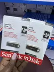 128GB Metallic Sandisk Flash Drive - 3