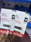 128GB Metallic Sandisk Flash Drive - 4