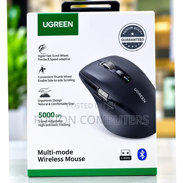 UGREEN M751 Ergonomic Multi-Mode Wireless Mouse - 1
