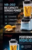 Vitron VB-202 2L High-Speed Commercial Blender - 1