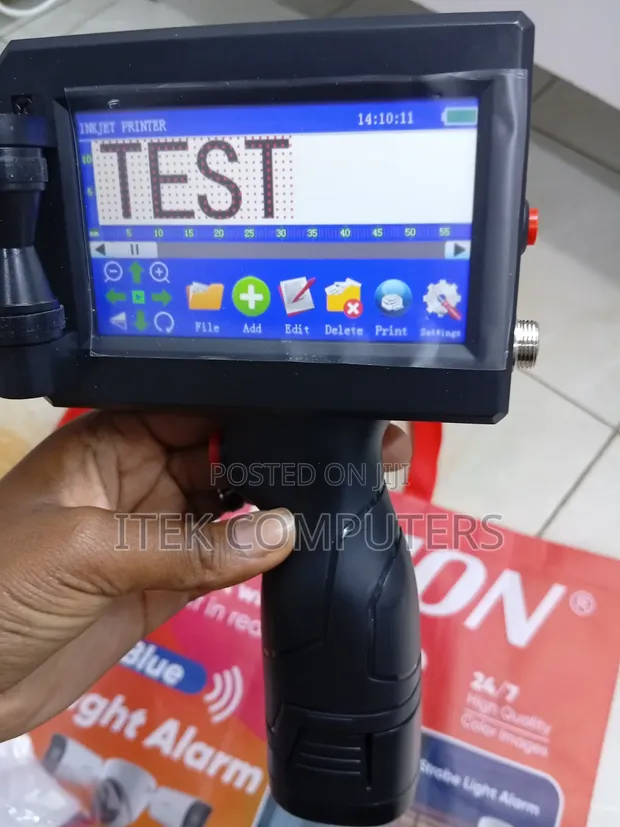 12.7mm Handheld Inkjet Coder with Quick Drying Ink - 1