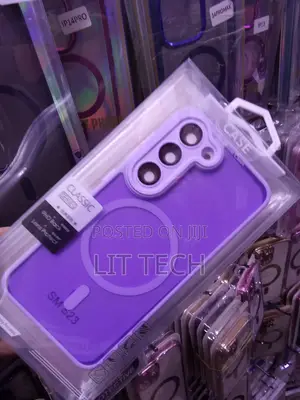 Classic Matte Magsafe Purple Case ya Samsung Galaxy S23
