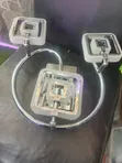 Silver LED Ceiling Light with Tilting Design - 3