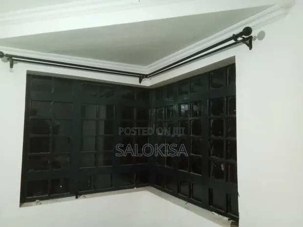 Quality Curtains Rods - Black - 1