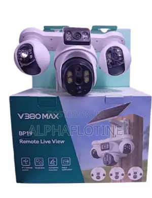 Kamera ya Usalama ya V380 MAX BP19 Inayotumia Solar