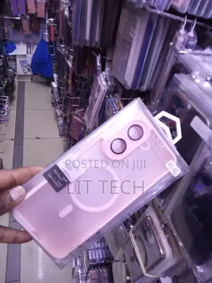 Kifaa cha Magsafe Pink Translucent kwa Samsung Galaxy A05 4G