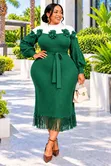 Miyaki Color Blocked High Quality Dress - 2