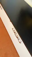 White and Black TV Console Table - 3