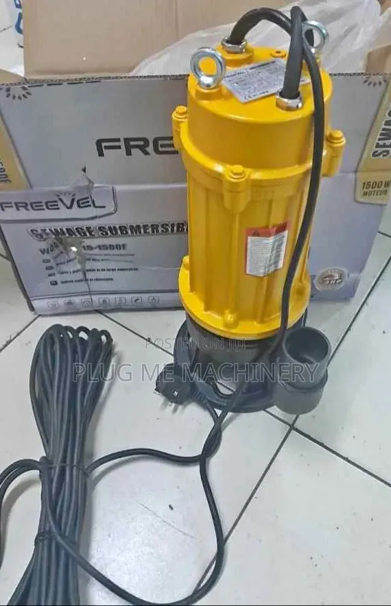 Heavy Duty 2HP Freevel Submersible Sewage Pump - 2" Inlet - 1