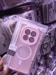 Translucent Magsafe Pink Case for Infinix Note 40 Pro 4G - 2