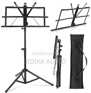 Stendi ya Muziki ya Kukunja na Msingi wa Tripod